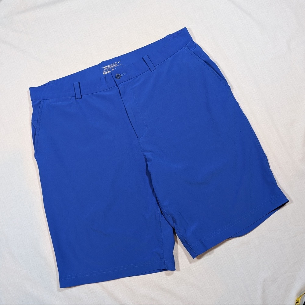 Nike Golf Tour Performance Dri-Fit Men's Shorts Blue Size 36 Wicking‎ Stretch